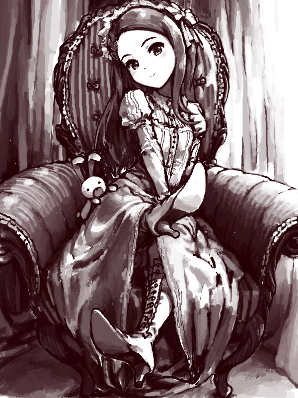 minase iori and usa-chan (idolmaster) drawn by ros08154
