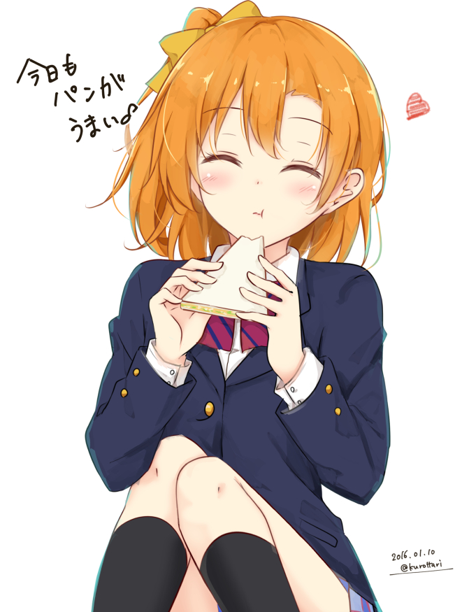 kosaka honoka (love live! and 1 more) drawn by shiina_kuro