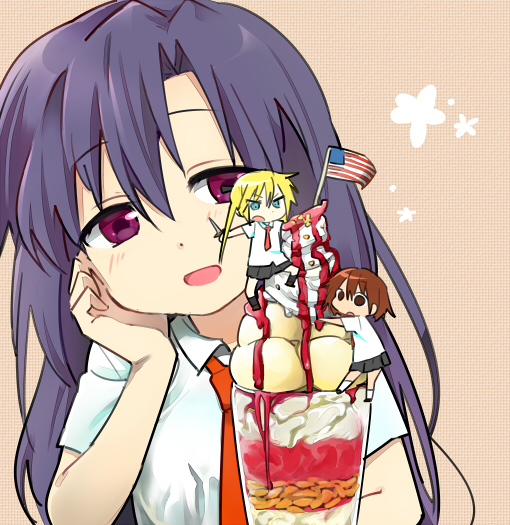 sonya, oribe yasuna, and goshiki agiri (kill me baby) drawn by tariho_(robotanime)