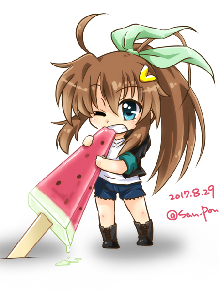 fuka reventon (lyrical nanoha and 1 more) drawn by san-pon