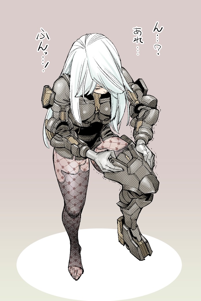 a2 (nier and 1 more) drawn by komi_shin'ya