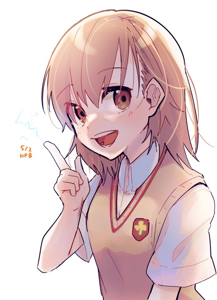 misaka mikoto (toaru majutsu no index and 1 more) drawn by ryokutou