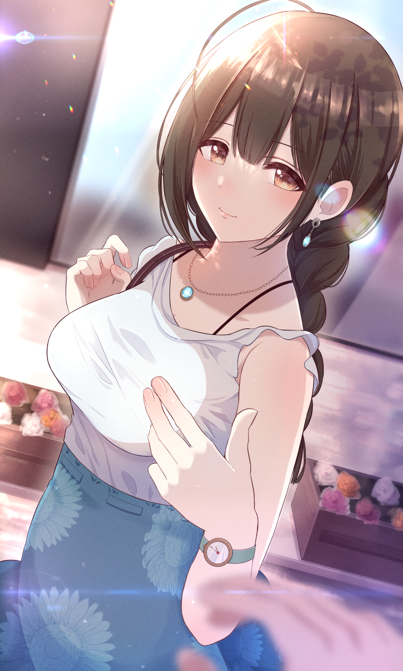kuwayama chiyuki (idolmaster and 1 more) drawn by shimashi_(mori_no_sato)