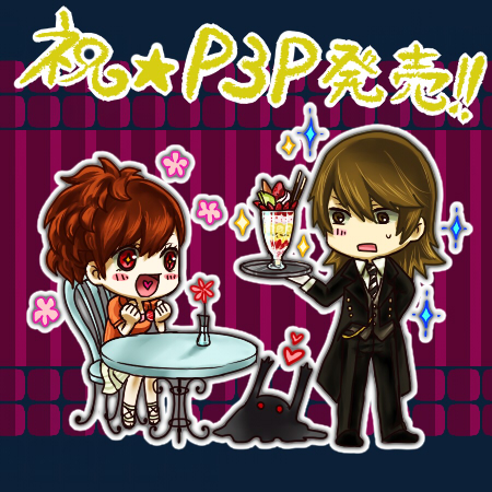 shiomi kotone and aragaki shinjirou (persona and 2 more) drawn by kamiyu_(no_17)