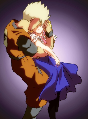 alice margatroid and son gohan (touhou and 2 more) drawn by dairi