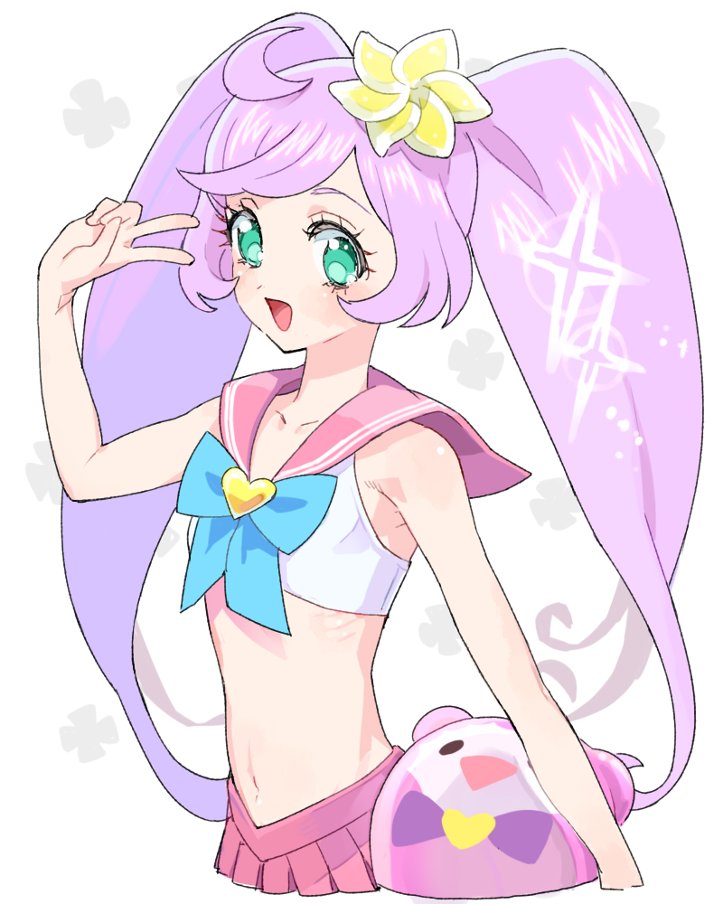 manaka laala and kuma (pretty series and 1 more) drawn by moudoku_(decopon3rd)