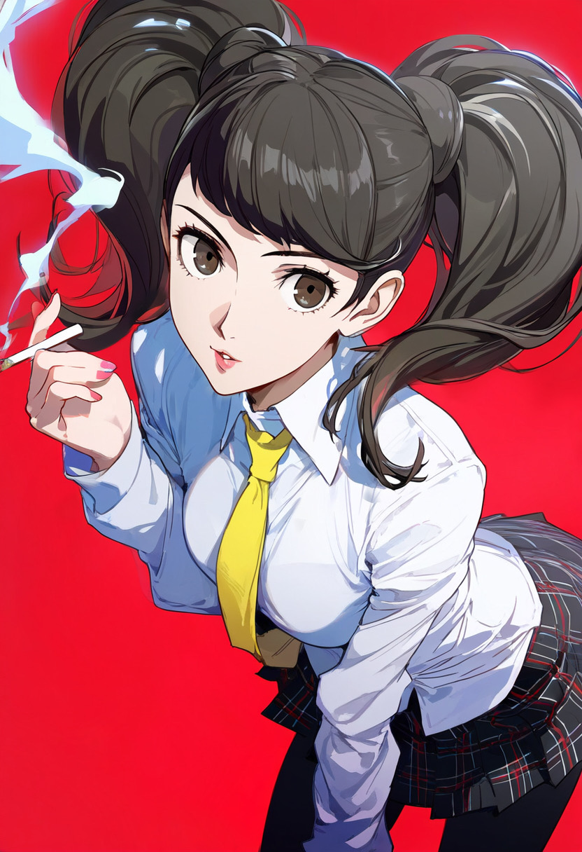 kawakami sadayo (persona and 1 more) drawn by dedasanart