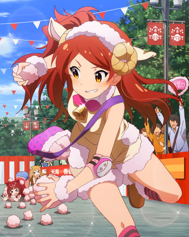 amami haruka, ogami tamaki, and shinomiya karen (idolmaster and 1 more)