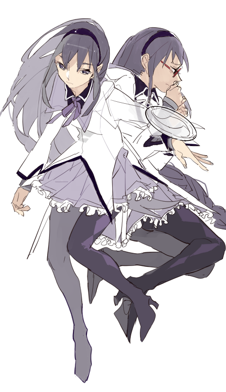 akemi homura (mahou shoujo madoka magica) drawn by rabbyxxx