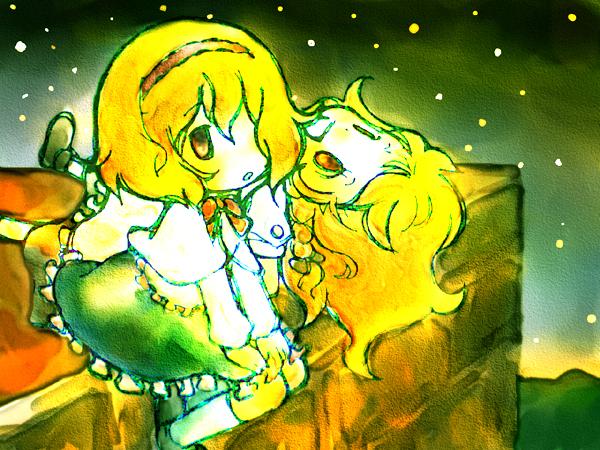 kirisame marisa and alice margatroid (touhou) drawn by natsuno_riku