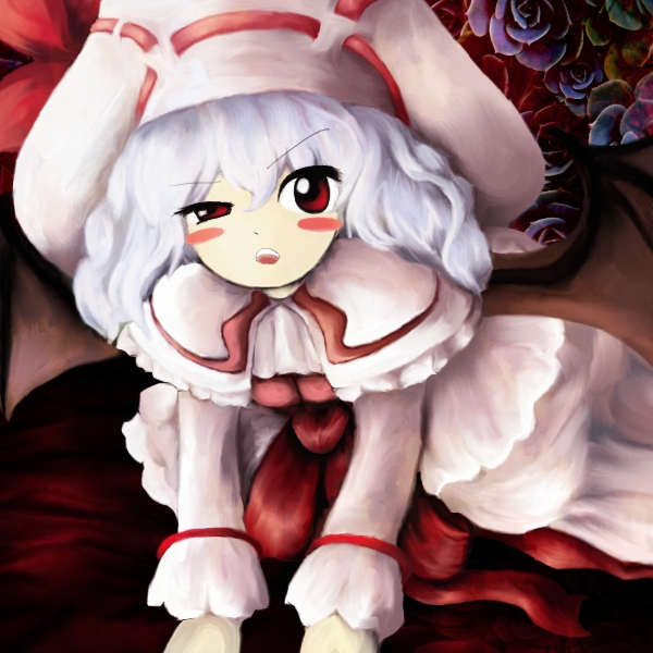 remilia scarlet (touhou and 1 more) drawn by tntn