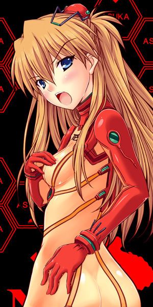 souryuu asuka langley (neon genesis evangelion and 2 more) drawn by yukiusagi_(gaballscreen&blaze)