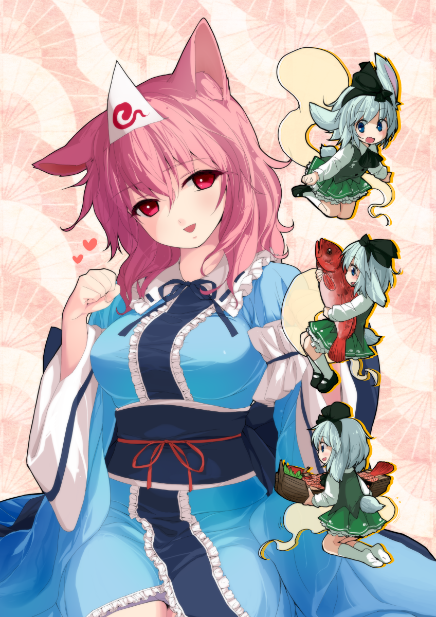 konpaku youmu and saigyouji yuyuko (touhou) drawn by chagen_kokimu