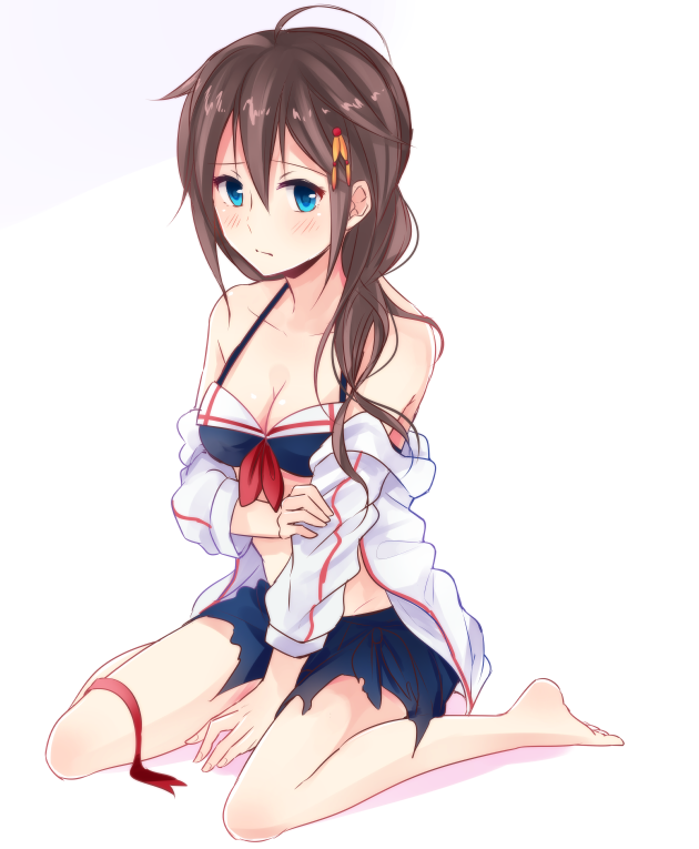 shigure and shigure kai ni (kantai collection) drawn by shika_(hachilemon)