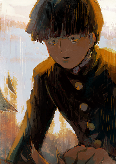 kageyama shigeo (mob psycho 100) drawn by aoki_(fumomo)
