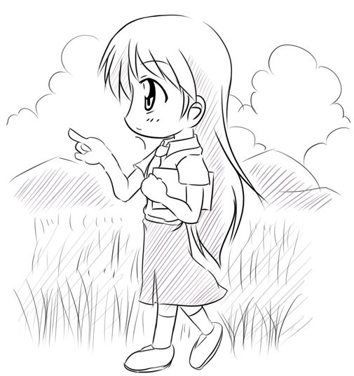 kajiwara sora (sketchbook full colors) drawn by jun_(aoerm)