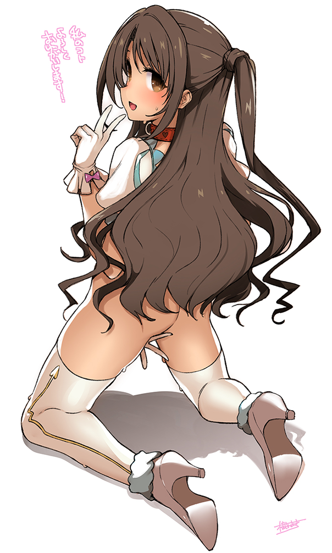 shimamura uzuki (idolmaster and 1 more) drawn by katsurai_yoshiaki
