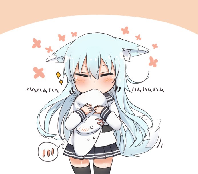 hibiki and verniy (kantai collection) drawn by nonono_mino