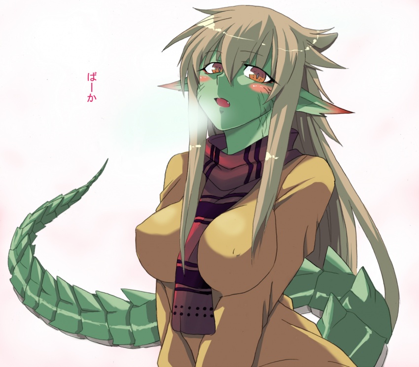 ryuujin no senpai (original) drawn by ooike_teru