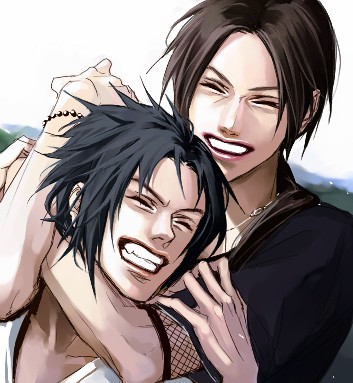 uchiha sasuke and uchiha itachi (naruto) drawn by lily_(artist)