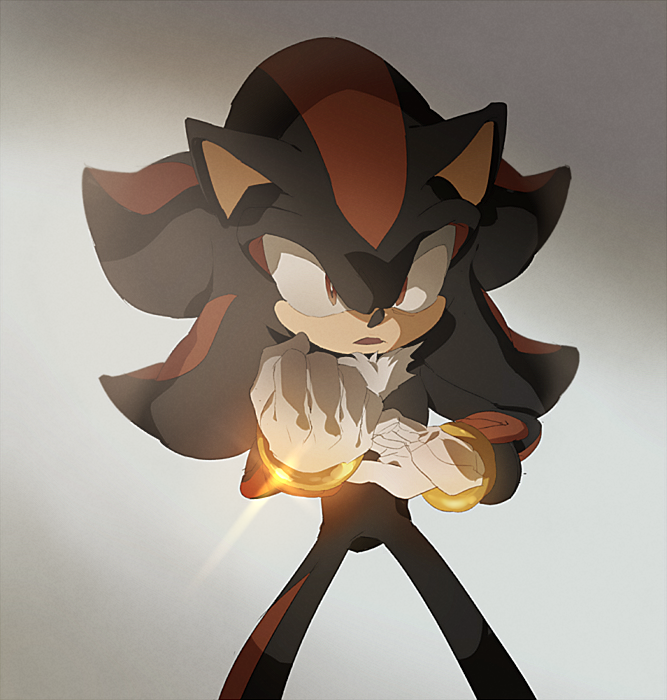 shadow the hedgehog (sonic) drawn by aoki_(fumomo)