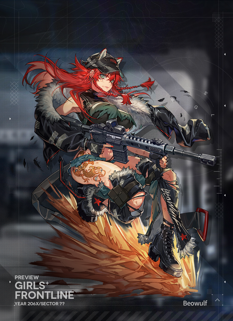 beowulf (girls' frontline) drawn by soono_(rlagpfl)