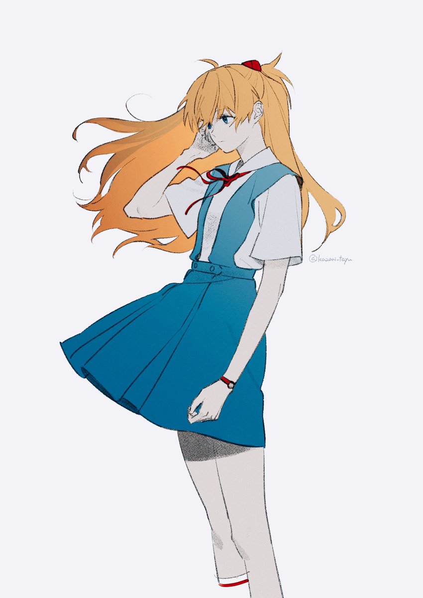 souryuu asuka langley (neon genesis evangelion) drawn by kazari_tayu