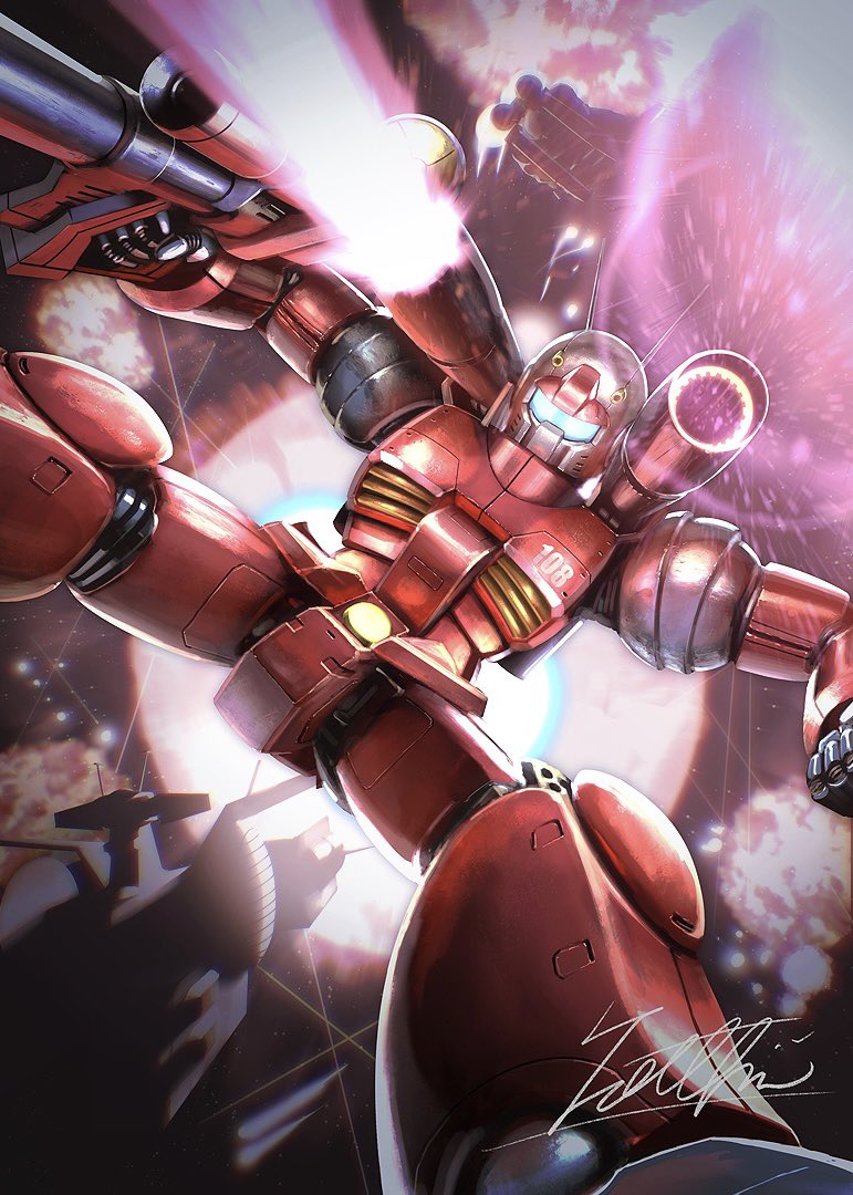 guncannon and white base (gundam and 1 more) drawn by totthii0081
