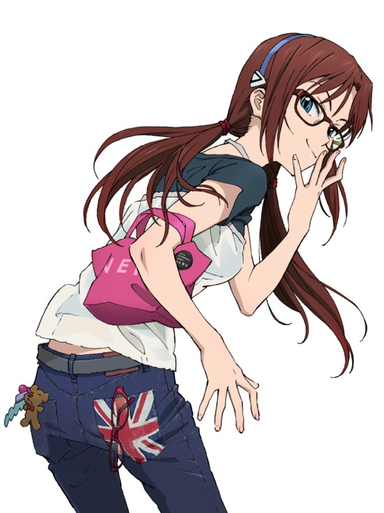 makinami mari illustrious (neon genesis evangelion and 2 more) drawn by hiramatsu_tadashi