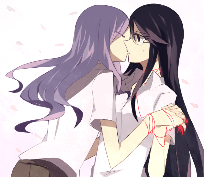 tsukikage yuri and kurumi momoka (precure and 1 more) drawn by aoki_shizumi