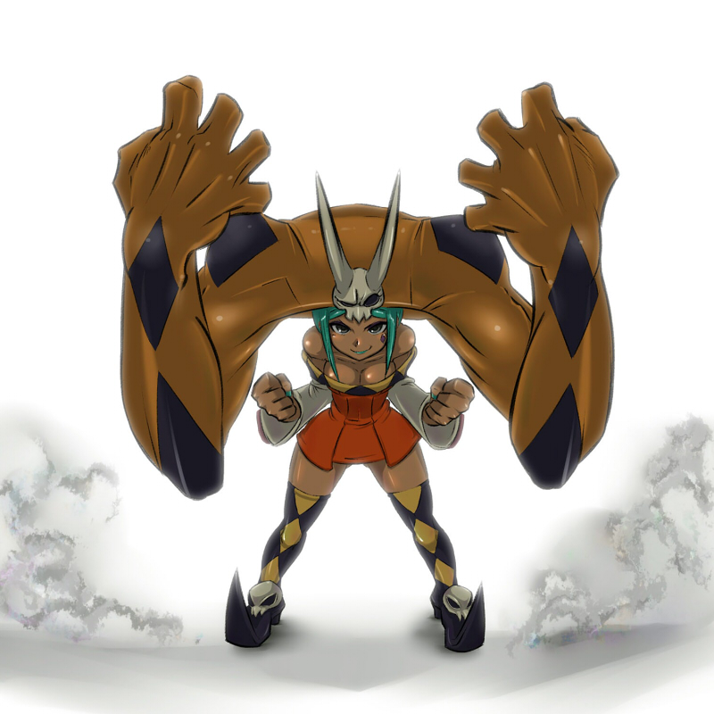 cerebella and vice-versa (skullgirls) drawn by bea_(bear3983)