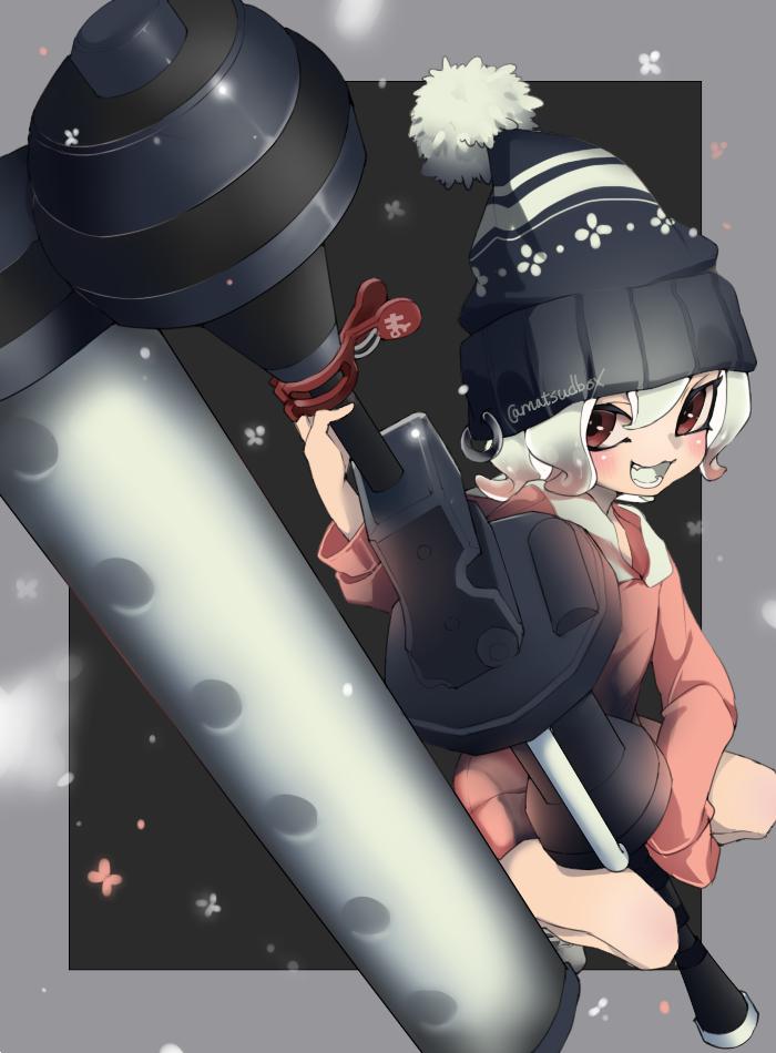 octoling player character and octoling girl (splatoon) drawn by matsushita_(matsudbox)