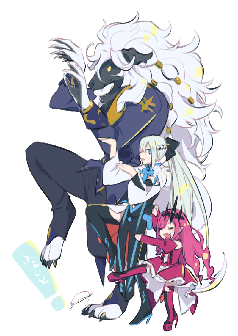 baobhan sith, morgan le fay, and woodwose (fate and 1 more) drawn by cocozome