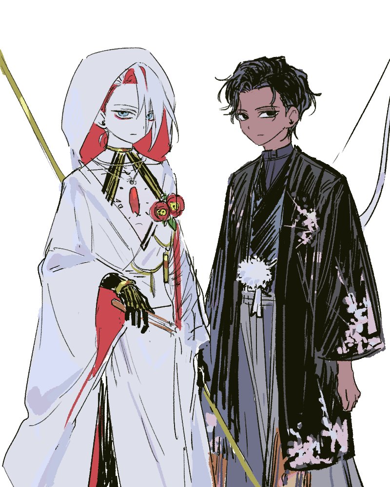 karna and arjuna (fate and 1 more) drawn by jhwxxxnb