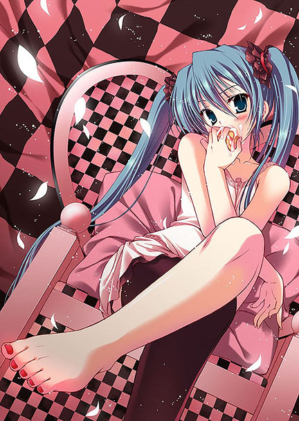 hatsune miku (vocaloid and 1 more) drawn by tanihara_natsuki