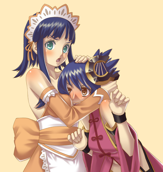 luca truelywaath and soraneko (ar tonelico and 1 more) drawn by terumii