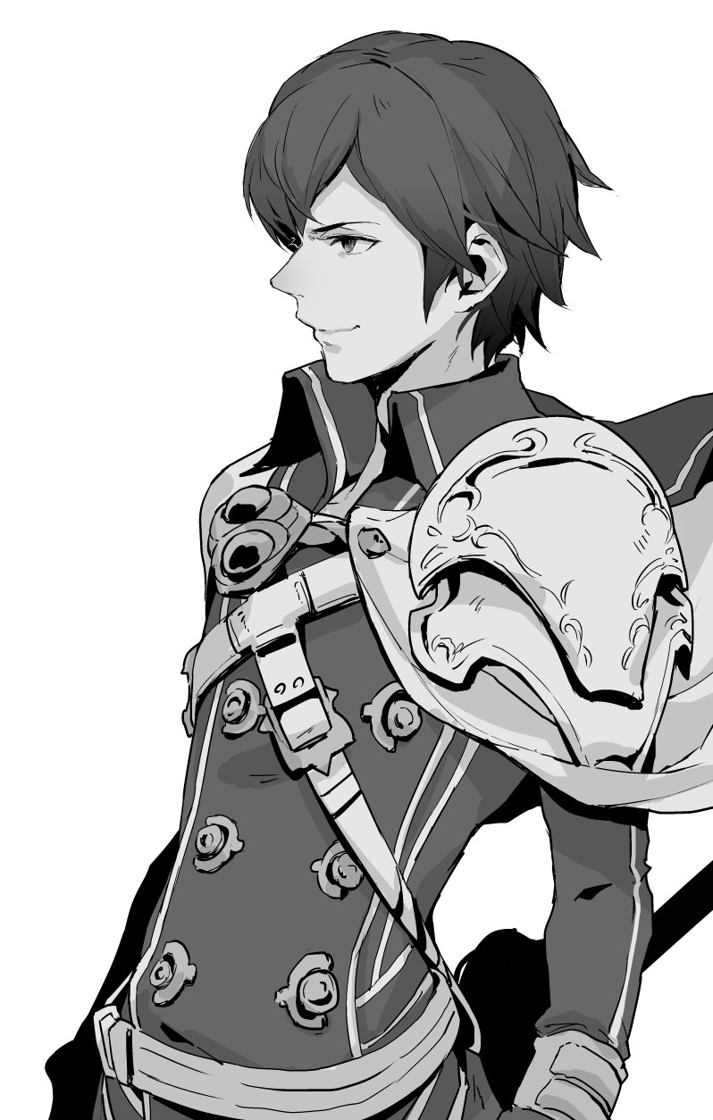 chrom (fire emblem and 1 more) drawn by messatsu_tan