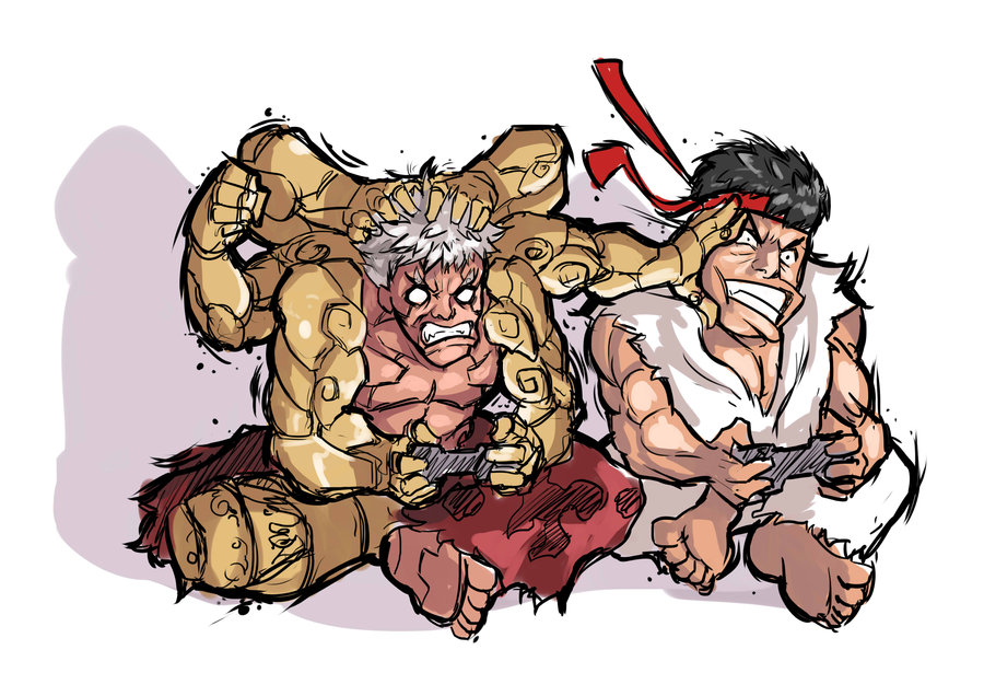 ryu and asura (street fighter and 1 more) drawn by tommy_suhartono |  Danbooru