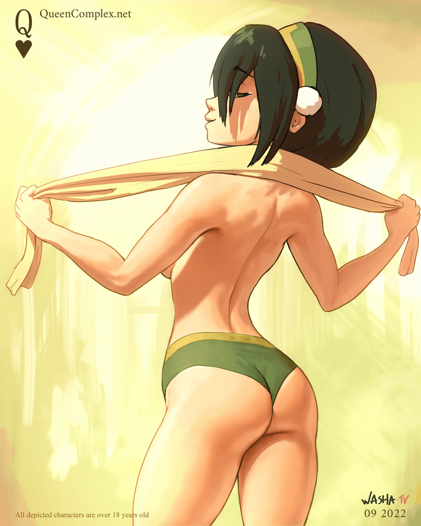 toph beifong (avatar legends and 1 more) drawn by queen_complex and washa_animations