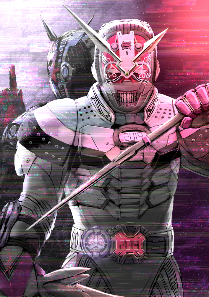 kamen rider zi-o and another zi-o (kamen rider and 1 more) drawn by shinpei_(shimpay)