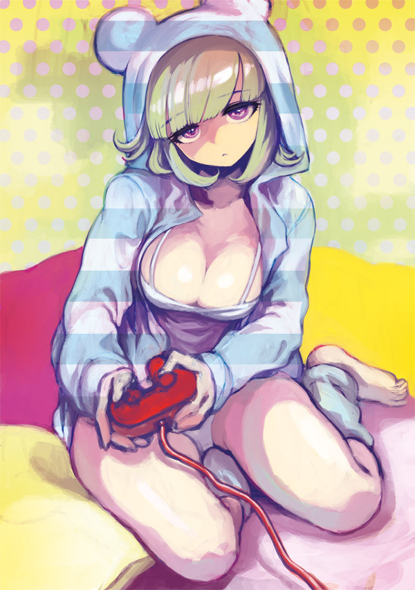 nanami chiaki (danganronpa and 1 more) drawn by airi2