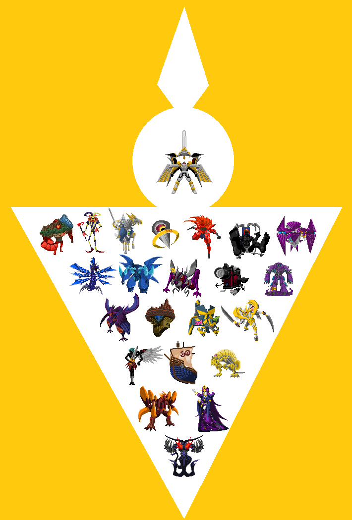 number 39 utopia, number 96 dark mist, number 15 gimmick puppet giant grinder, number 11 big eye, number 32 shark drake, and 18 more (yu-gi-oh! and 1 more) drawn by matsu_niwatori
