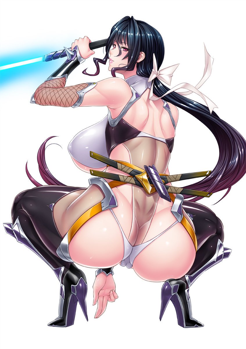 uehara rin (taimanin and 1 more) drawn by fei_(maidoll)