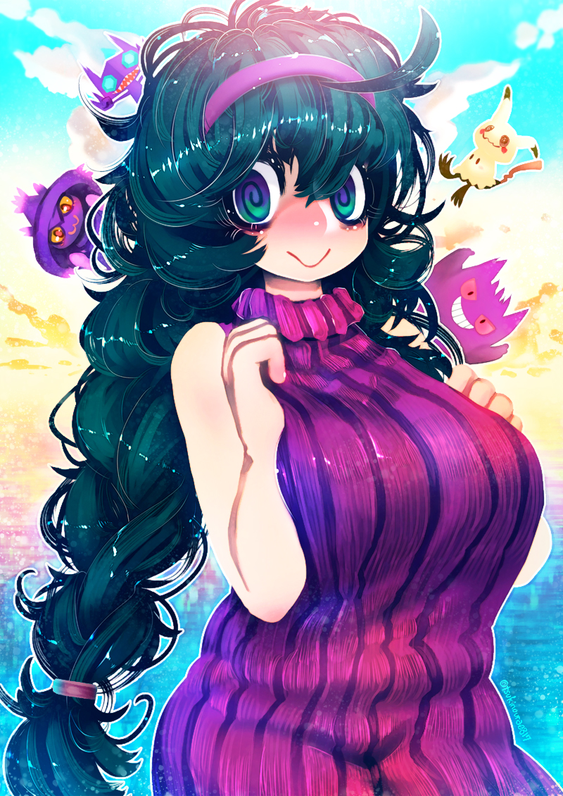 hex maniac, gengar, mimikyu, mismagius, and sableye (pokemon and 1 more) drawn by hakkasame