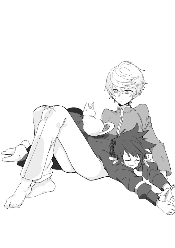 sorey and mikleo (tales of and 1 more) drawn by r2load