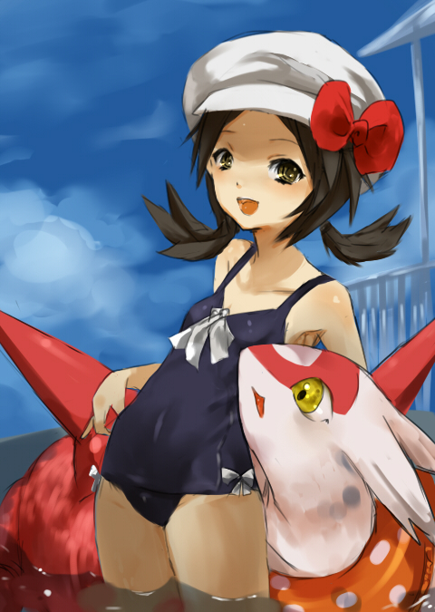 lyra and latias (pokemon and 1 more) drawn by 1-gou_(111touban)