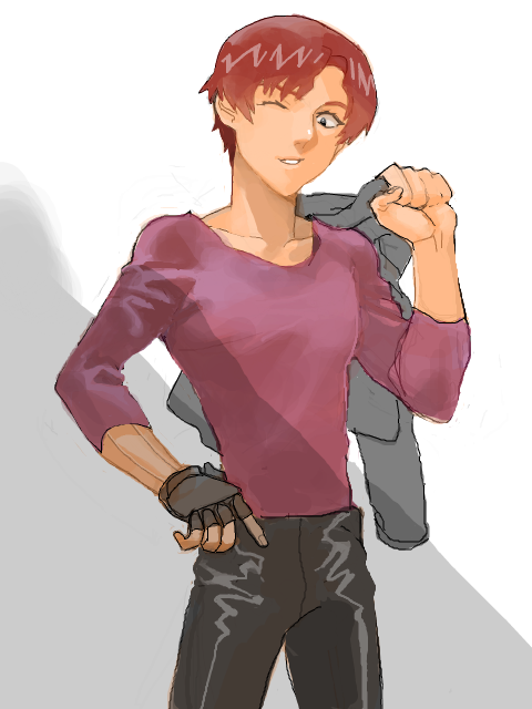 kazuma (scryed) drawn by gakudou_(rom3boom)