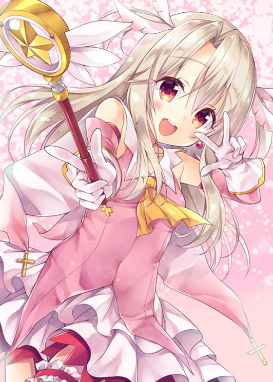 illyasviel von einzbern, prisma illya, and magical ruby (fate and 1 more) drawn by sasorigatame