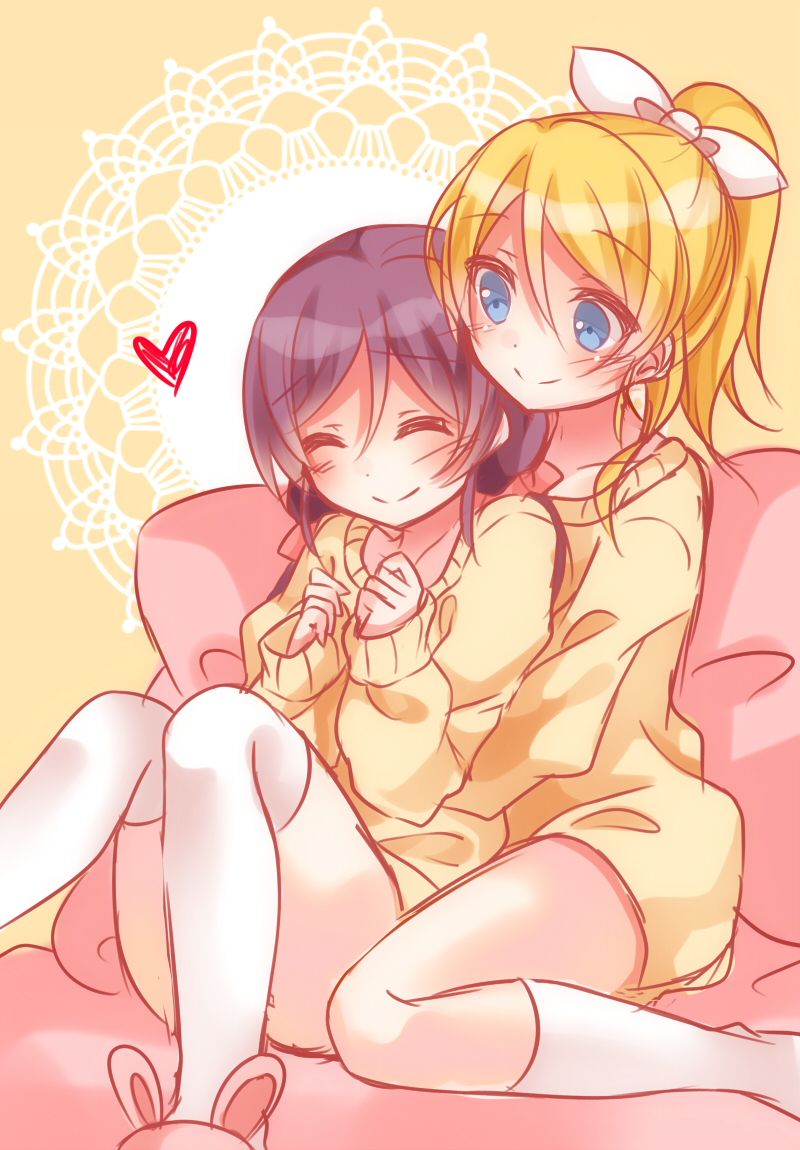 Toujou Nozomi And Ayase Eli Love Live And 1 More Drawn By Mogu