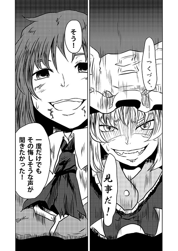 hong meiling and yakumo ran (touhou) drawn by yokochou